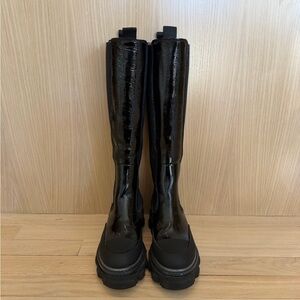 Ganni Cleated Heeled Chelsea Boots